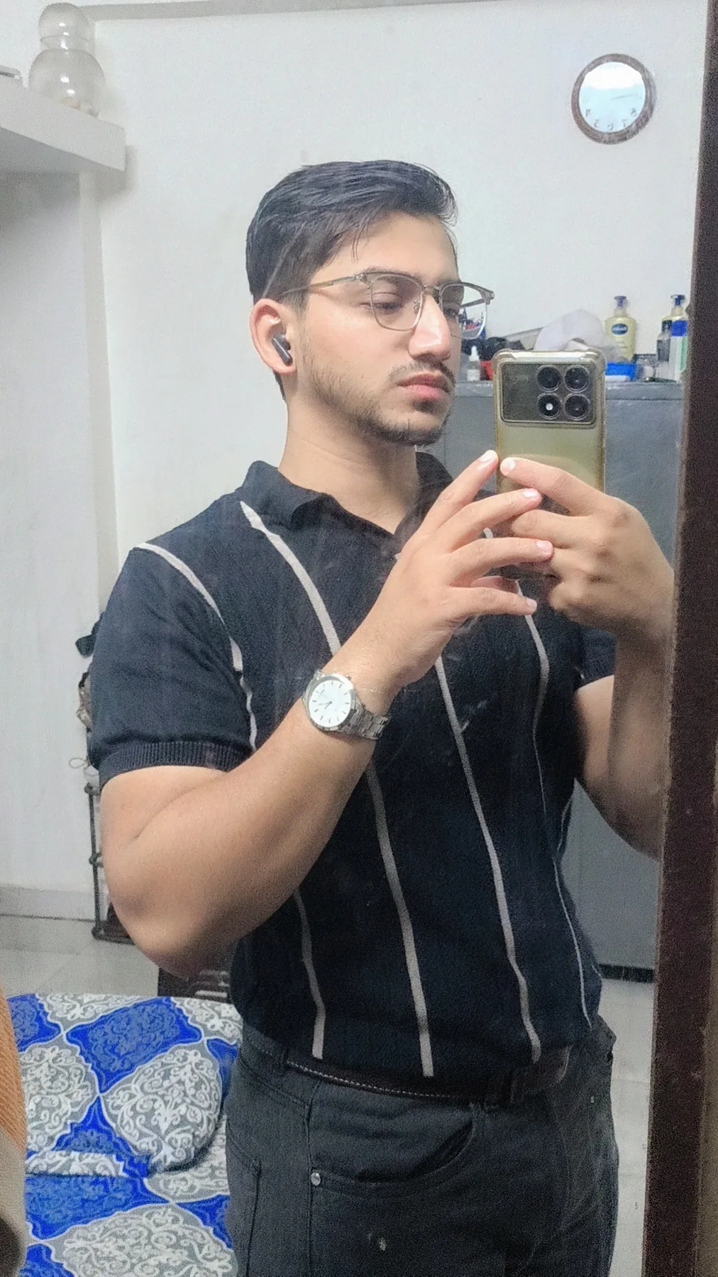 Casual mirror portrait
